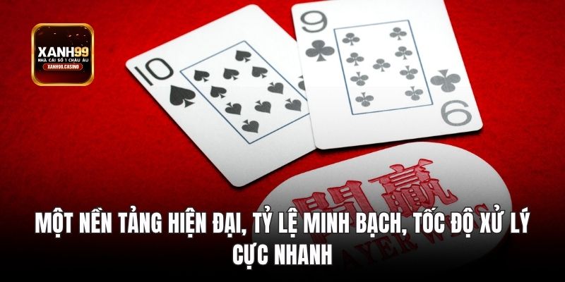 Một nền tảng hiện đại, tỷ lệ minh bạch