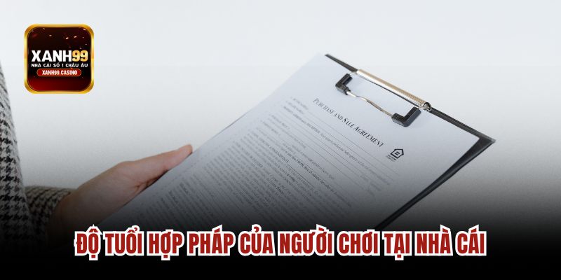 Độ tuổi hợp pháp của người chơi tại cổng game